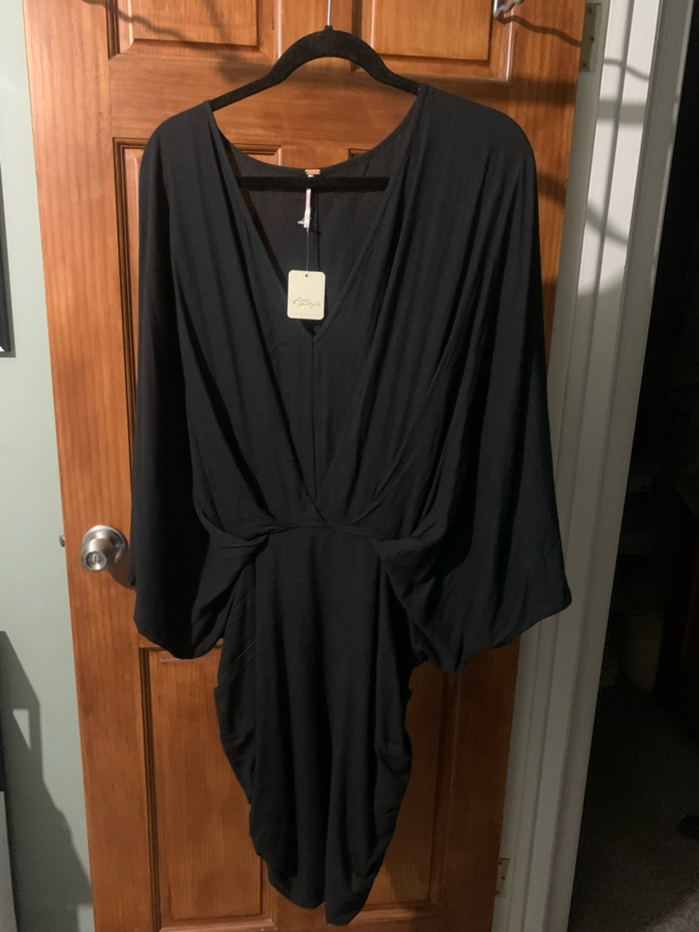 Free People Black Mini Dress